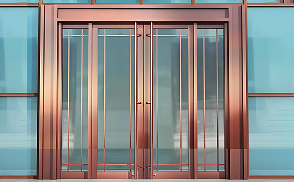 红寺堡玻璃地弹门